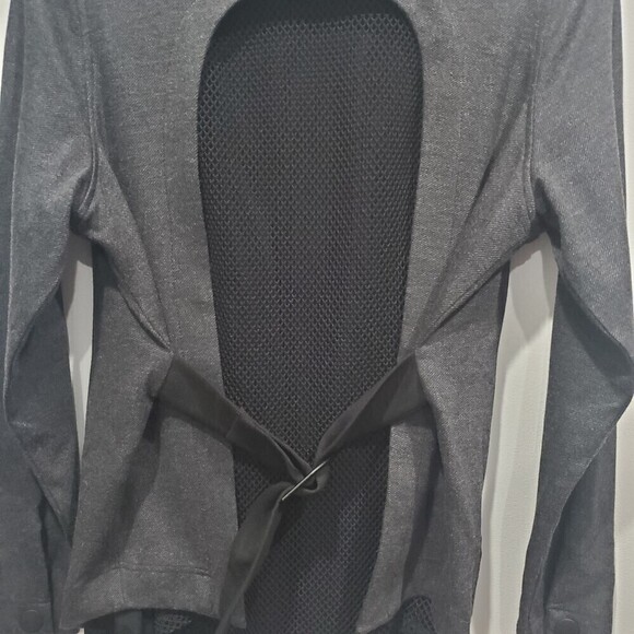 Cabi Love, Carol Collection Gray Mesh Back Utility Jacket, Size XS - Picture 6 of 11